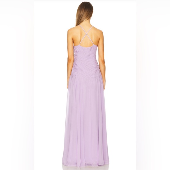 LEO LIN Amya Petal Gown Lilac - Picture 3 of 9
